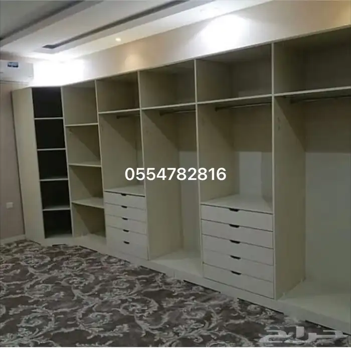 تفصيل دواليب ملابس وخزائن ملابس وغرف ملابس واسره و غرف نوم 45