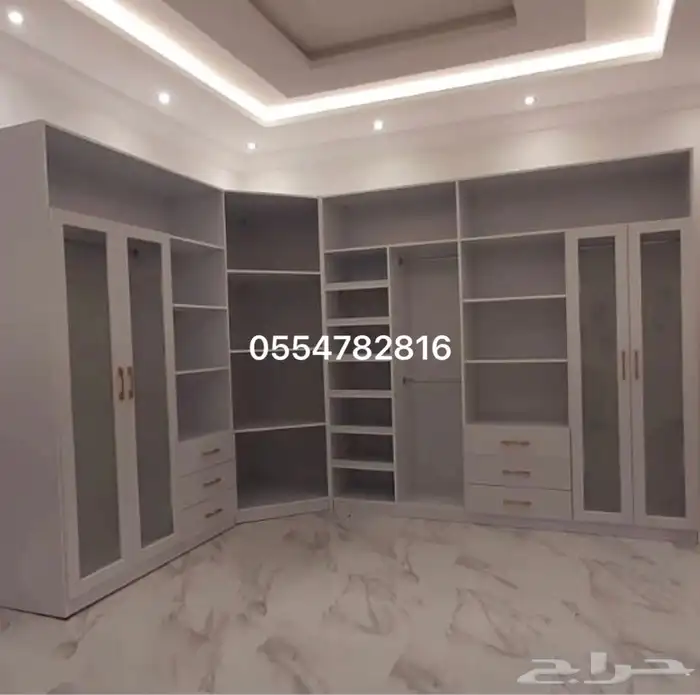 تفصيل دواليب ملابس وخزائن ملابس وغرف ملابس واسره و غرف نوم 49