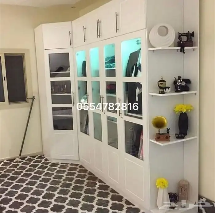 تفصيل دواليب ملابس وخزائن ملابس وغرف ملابس واسره و غرف نوم 27