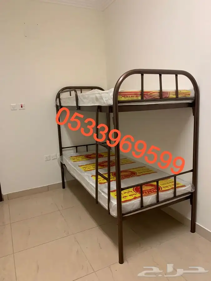 سرير دورين - سرير دور - مراتب - دولاب - بطانيه- مفارش 12