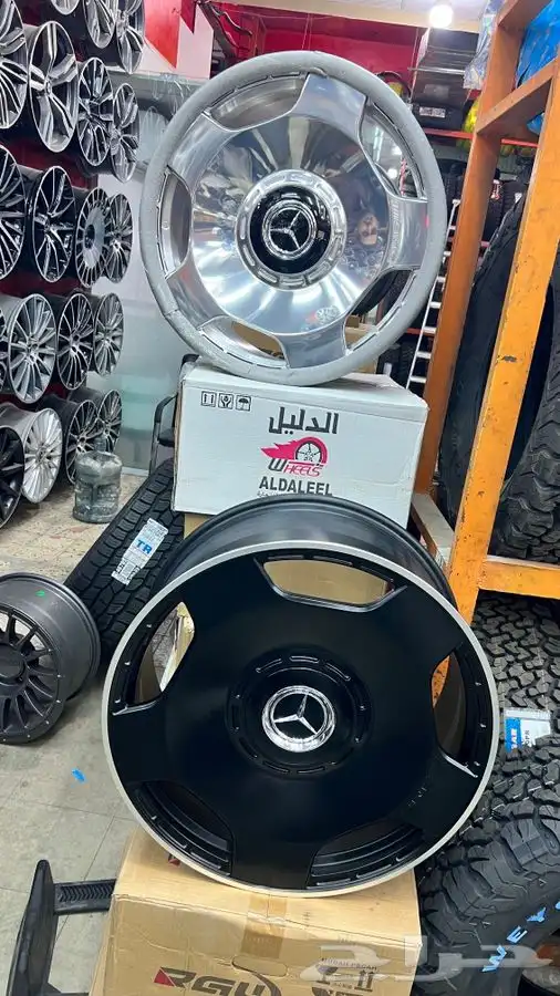 جنوط مرسيدس جي كلاس 2023 مقاس 22درجه اولى فورجيد 18