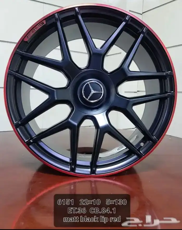 جنوط مرسيدس جي كلاس 2023 مقاس 22درجه اولى فورجيد 22