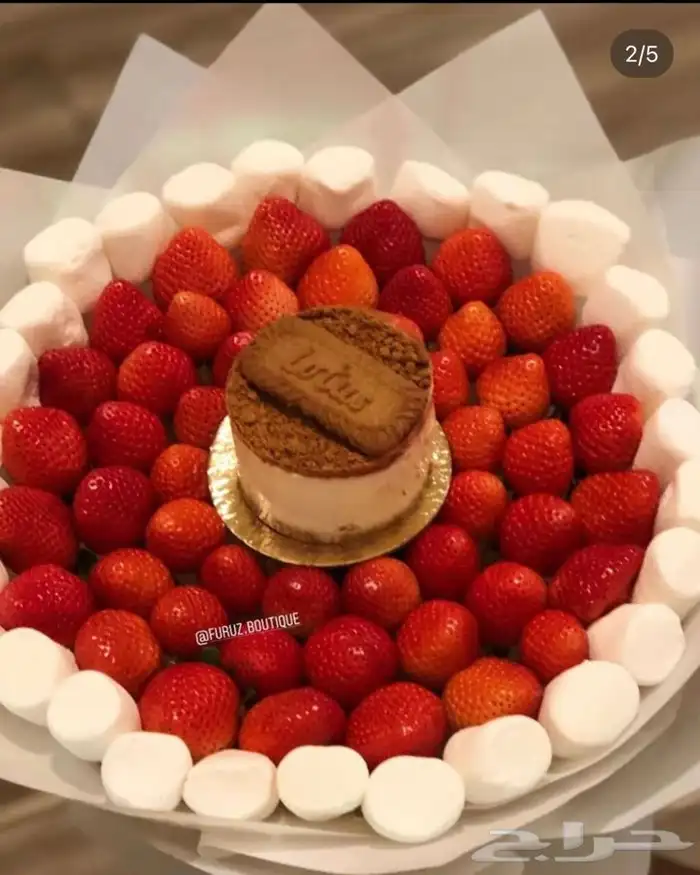 باقات فراولة ورد  21