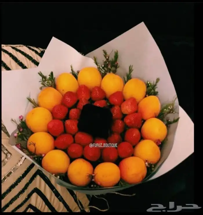 باقات فراولة ورد  16