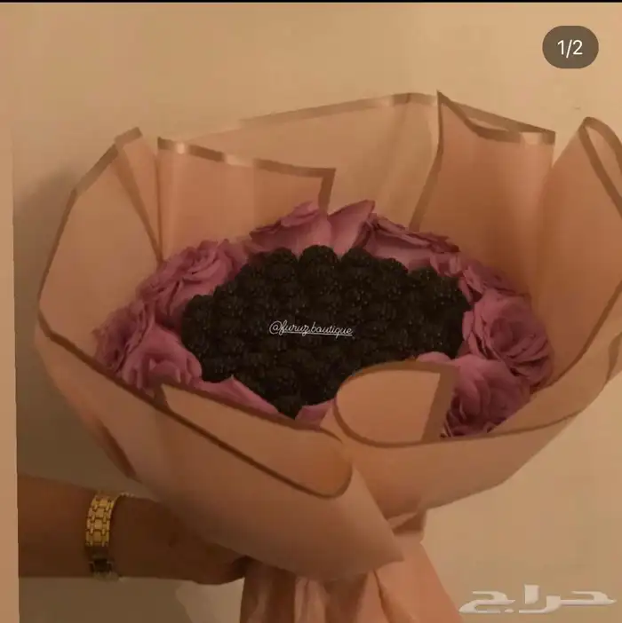 باقات فراولة ورد  7