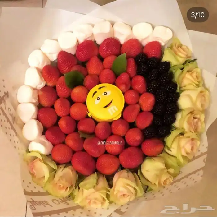 باقات فراولة ورد  20
