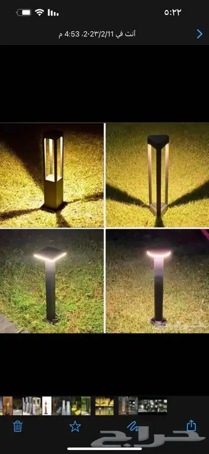 اعمده ديكوريه المنيوم حسب الشكل وحسب الامتار 32