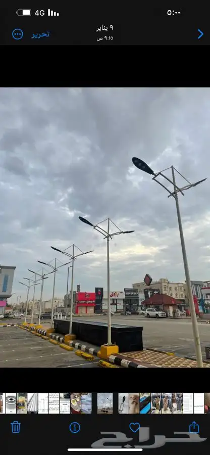 اعمده ديكوريه المنيوم حسب الشكل وحسب الامتار 5