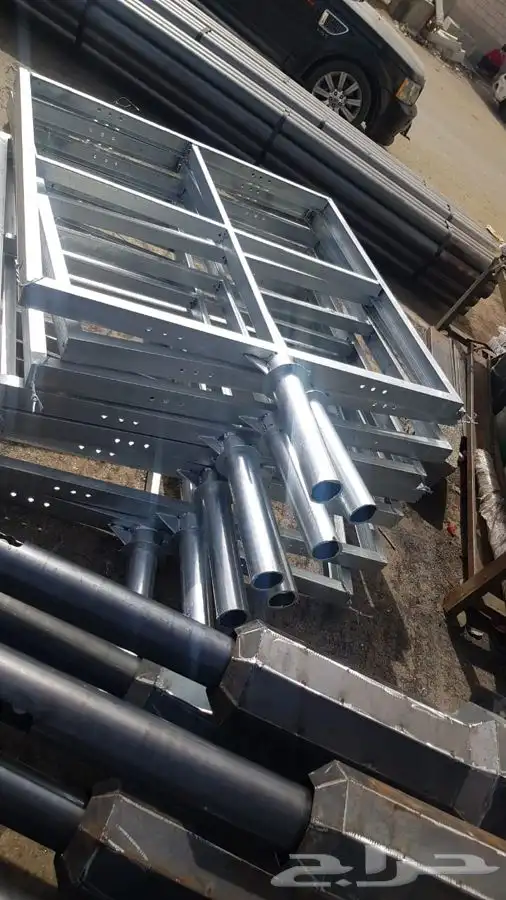 اعمده ديكوريه المنيوم حسب الشكل وحسب الامتار 28