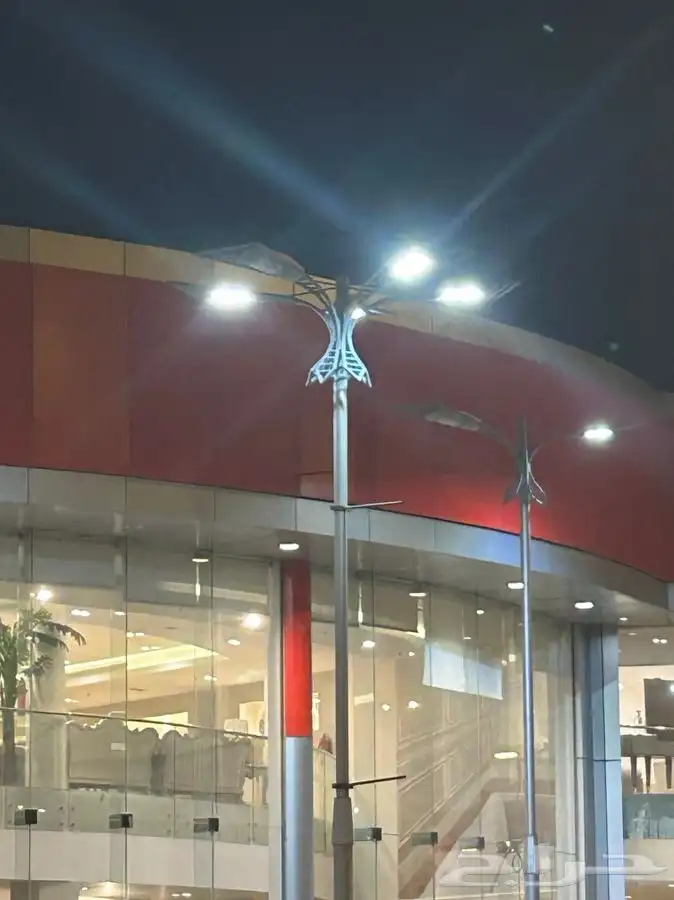 اعمده ديكوريه المنيوم حسب الشكل وحسب الامتار 19