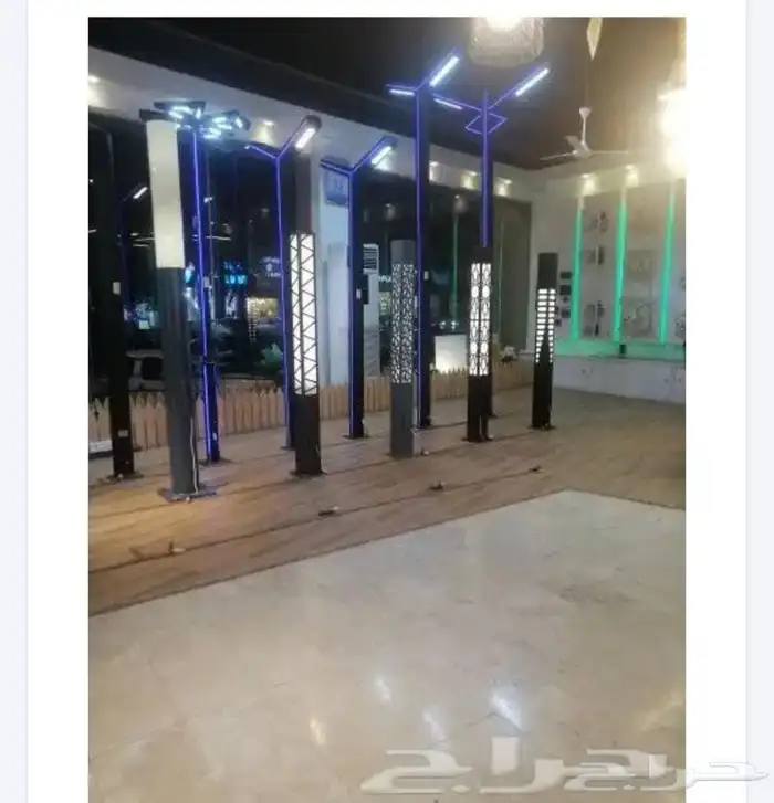 اعمده ديكوريه المنيوم حسب الشكل وحسب الامتار 24