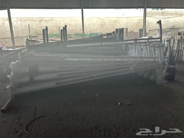 اعمده ديكوريه المنيوم حسب الشكل وحسب الامتار 44