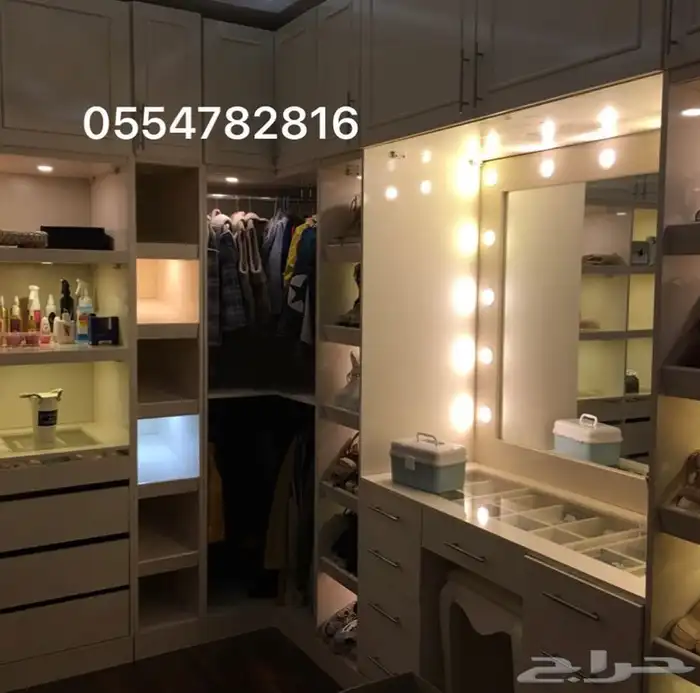 تفصيل خزاين ملابس ودواليب ملابس وغرف ملابس واسره 40