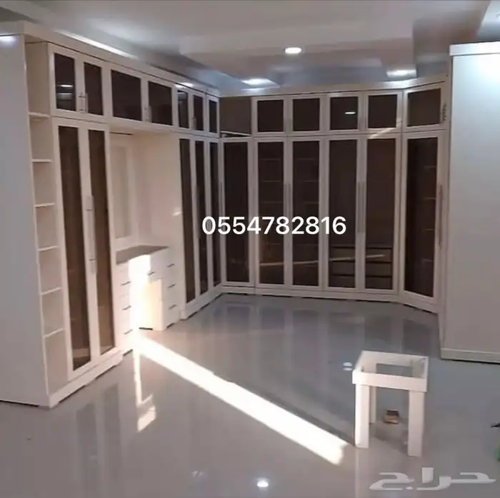 تفصيل خزاين ملابس ودواليب ملابس وغرف ملابس واسره 27