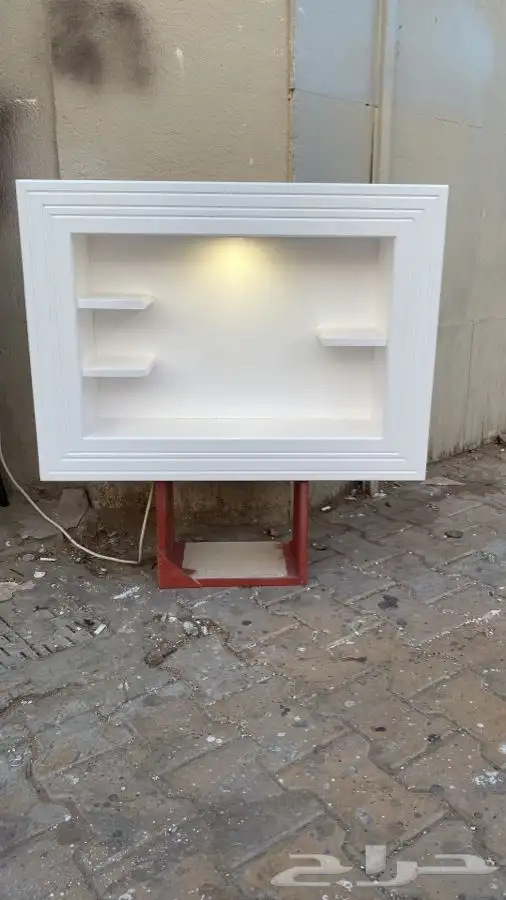 ديكور بديل المكيف الشباك خشب 18 ملي مرشوش ناري او زيتي على 11