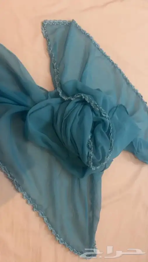 طرح مشغوله باطرف كروشيه حرير ومقصب 13