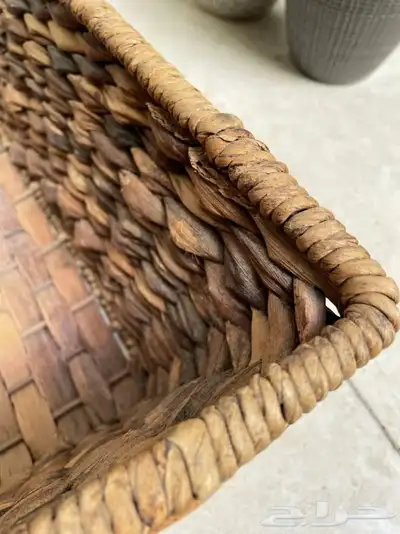 سلة خيزران نوعيه متينه وقويه 1