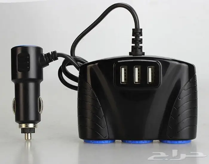 شاحن سيارة للجوال للكاميرا لاي شيء USB ومدخل شاحن سيارة 0