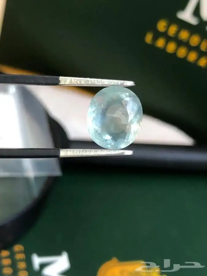 الجوهرة المميزة الشفافة اكوامارين - الأكومارين - Aquamarin 8
