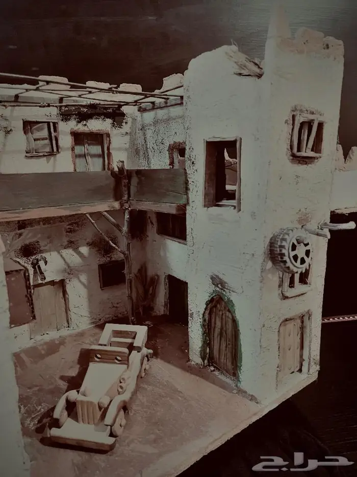 تراث مجسم بيت شعبي 11