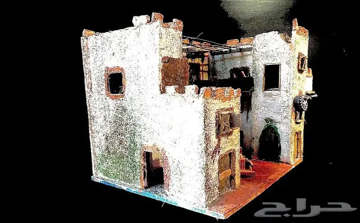 تراث مجسم بيت شعبي 2