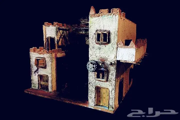 تراث مجسم بيت شعبي 1