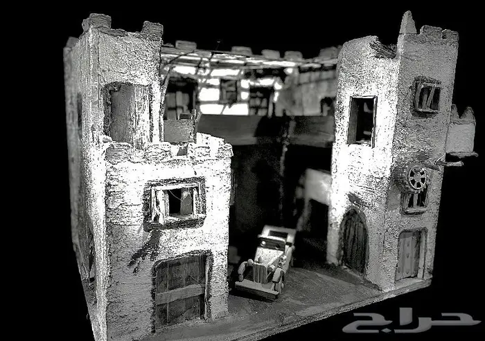 تراث مجسم بيت شعبي 6