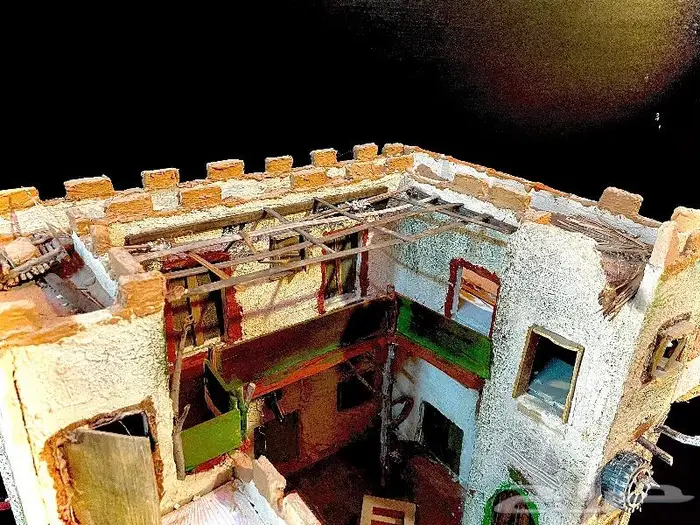 تراث مجسم بيت شعبي 4