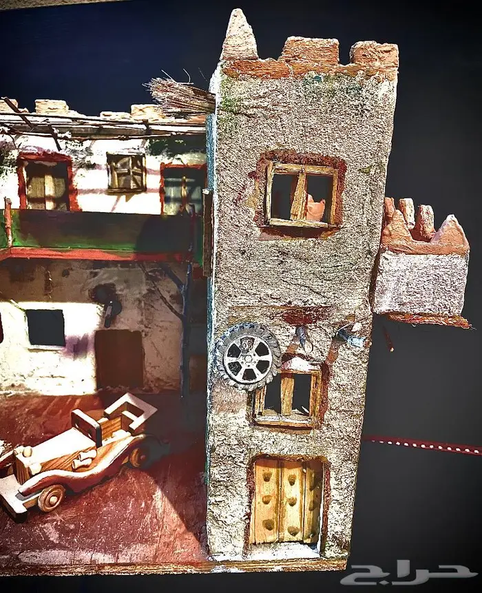 تراث مجسم بيت شعبي 3