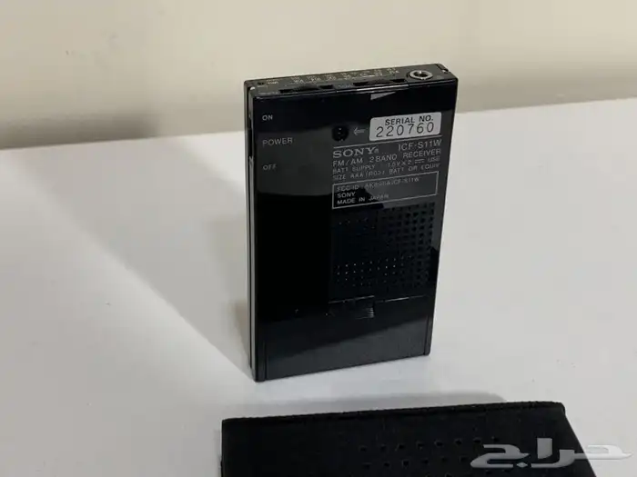 راديو سوني s11w الصغير والنادر (مخزن) 1983 4