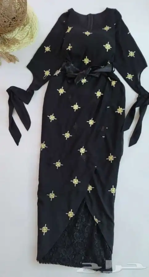 فستان نسائي بتصميم مغربي جمله وقطاعي 2