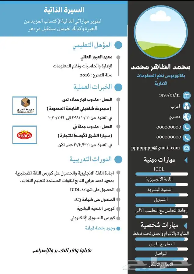 سيرة ذاتيه 2