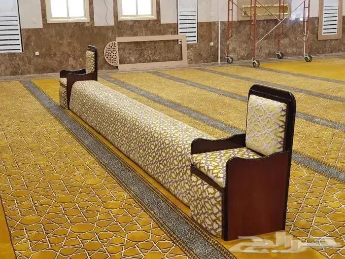 تكاية مساندظهر مساجد دواليب وحوامل مصاحف ديكورات مساجد 36