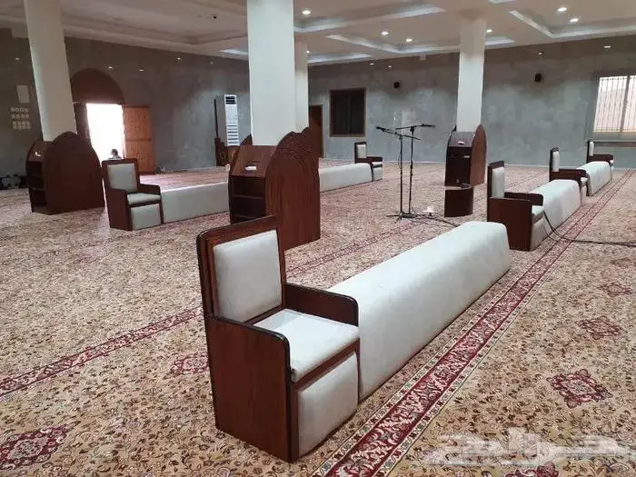تكاية مساندظهر مساجد دواليب وحوامل مصاحف ديكورات مساجد 42