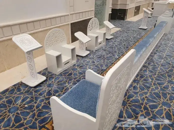 تكاية مساندظهر مساجد دواليب وحوامل مصاحف ديكورات مساجد 19
