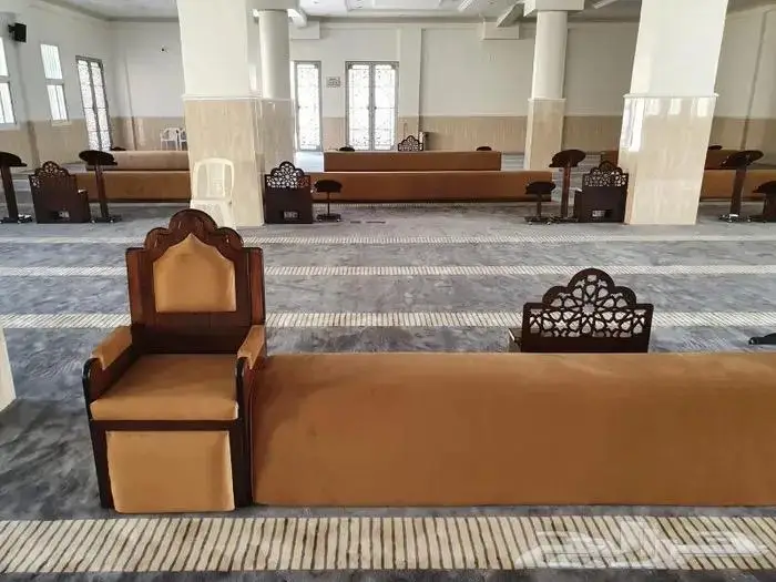تكاية مساندظهر مساجد دواليب وحوامل مصاحف ديكورات مساجد 27