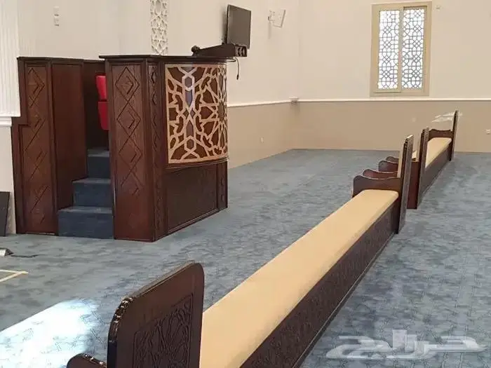 تكاية مساندظهر مساجد دواليب وحوامل مصاحف ديكورات مساجد 50