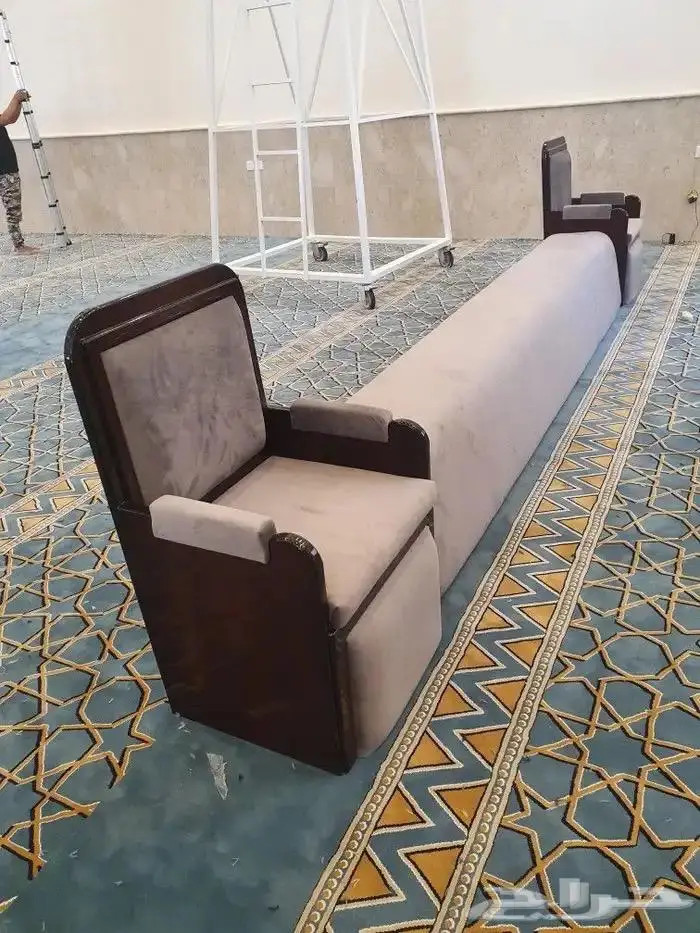 تكاية مساندظهر مساجد دواليب وحوامل مصاحف ديكورات مساجد 34