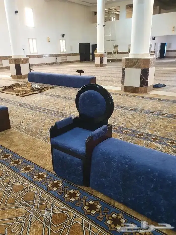 تكاية مساندظهر مساجد دواليب وحوامل مصاحف ديكورات مساجد 35
