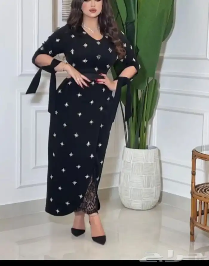 فستان نسائي بتصميم مغربي جمله وقطاعي 0