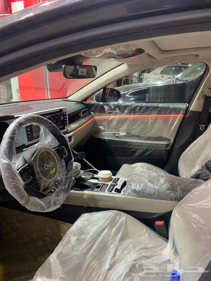 تركيب ليد داخلي على سيارة كيا 5 2023 4