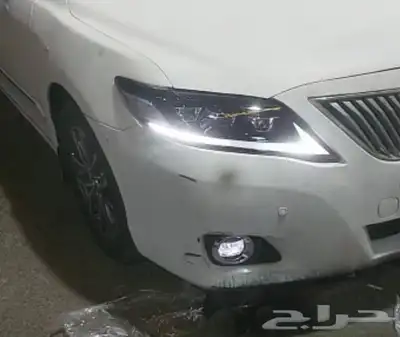 شمعات كامري رياضي شكل لكزس 3عدسات ليد شمعات جديد لد 4