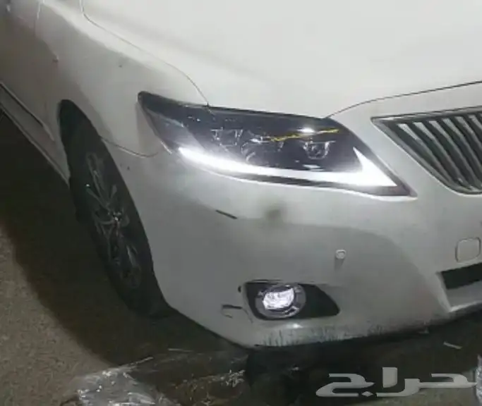 شمعات كامري رياضي شكل لكزس 3عدسات ليد شمعات جديد لد 4