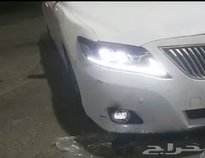 شمعات كامري رياضي شكل لكزس 3عدسات ليد شمعات جديد لد 3