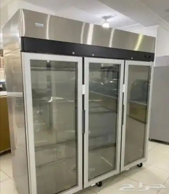 يوجد لدينه ثلاجة عرض للحوم تعليق  رفوف باب زجاجي 3