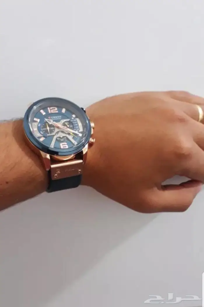 ساعة فخمه ماركة أصليه مع قلم أنيق ومميز 6