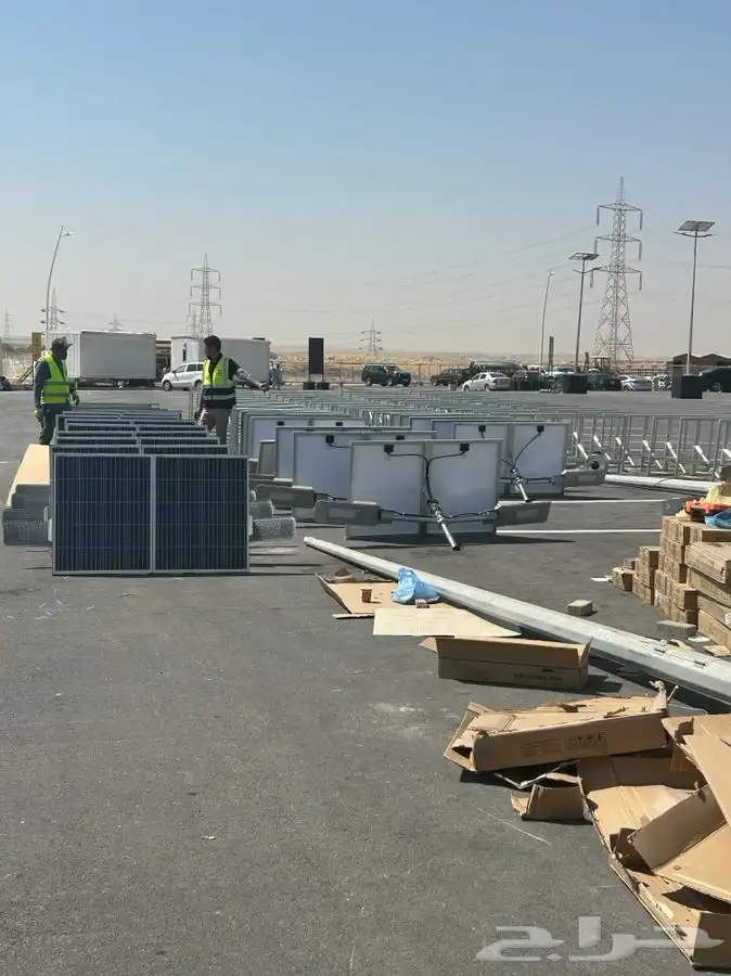 اعمده طاقه شمسيه للمشاريع الضخمه 9