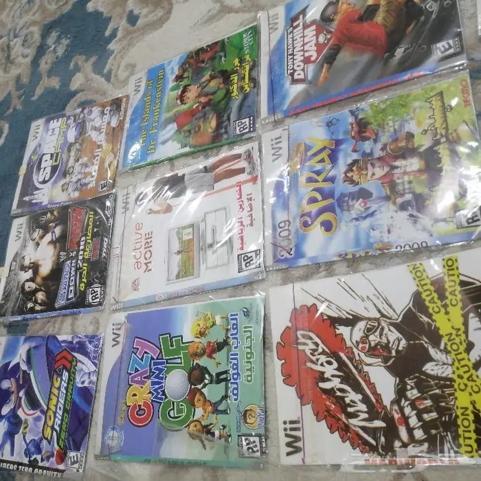 اشرطة نينتندو Wii وسوني 2 23
