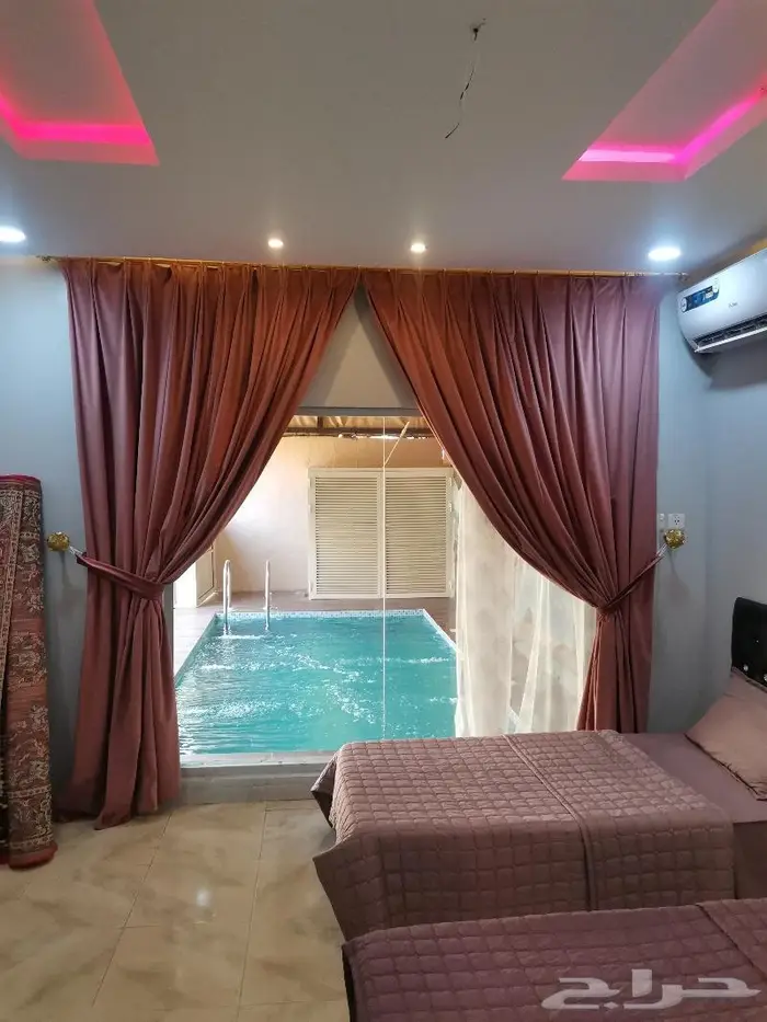 استراحة وشالية للايجار اليومي بنبع 5