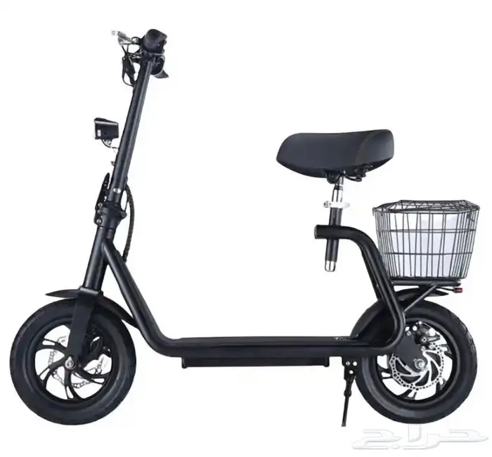 سكوتر كهربائي 48v بمقعدة سلة شامل التوصيل مجانا 1